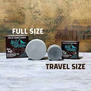 Travel Lava Butte Conditioner Bar | For Normal to Dry Hair & Sensitive Scalps | Hydrating & Strengthening