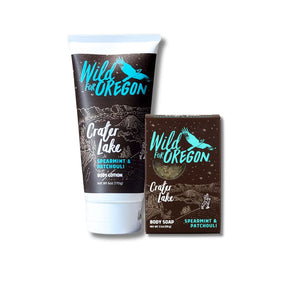 Crater Lake Spearmint & Patchouli | Soap & Lotion Set | Moisturizing & Restorative
