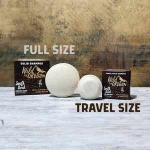 Travel Smith Rock Shampoo Bar | For Dry, Frizzy or Damaged Hair | Moisturizing & Soothing