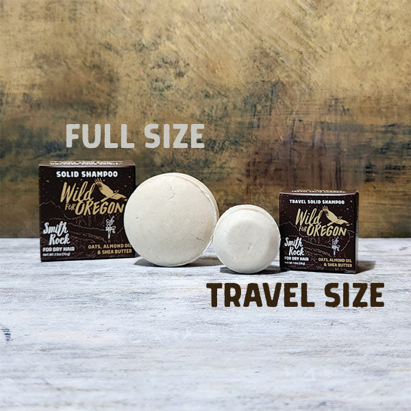 Travel Smith Rock Shampoo Bar | For Dry, Frizzy or Damaged Hair | Moisturizing & Soothing