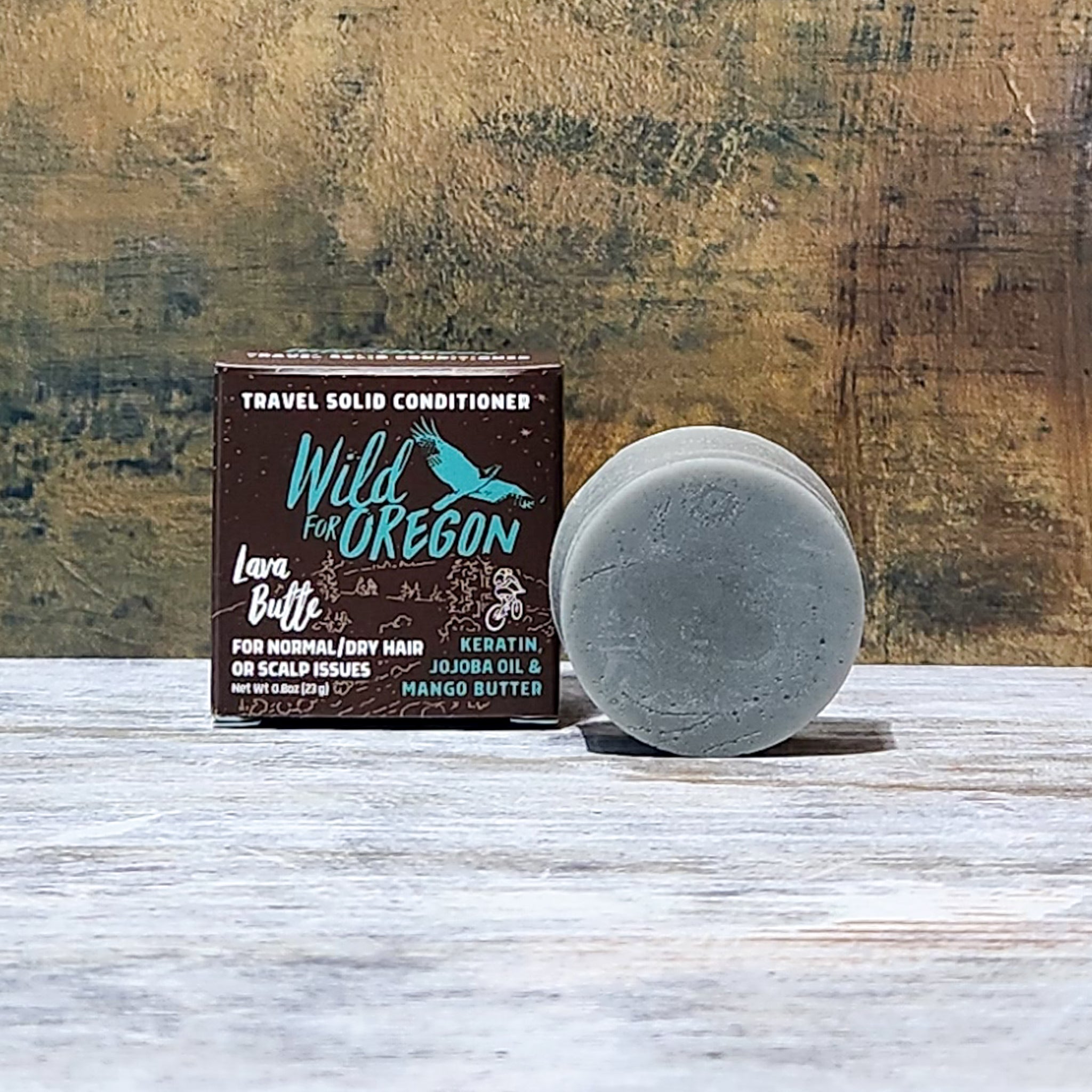 Travel Lava Butte Conditioner Bar | For Normal to Dry Hair & Sensitive Scalps | Hydrating & Strengthening