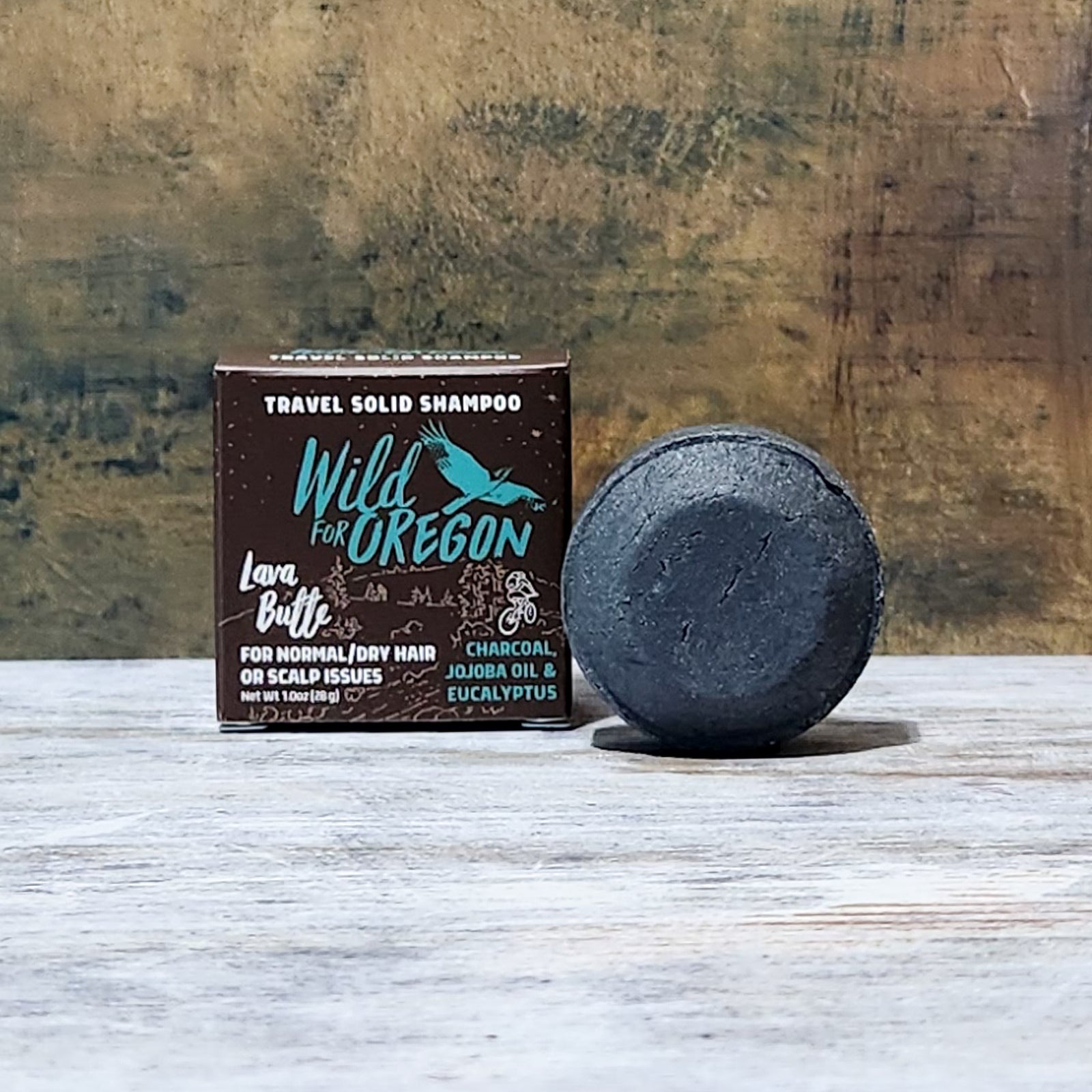 Travel Lava Butte Shampoo Bar | For Dry, Itchy or Flaky Scalps | Purifying & Soothing