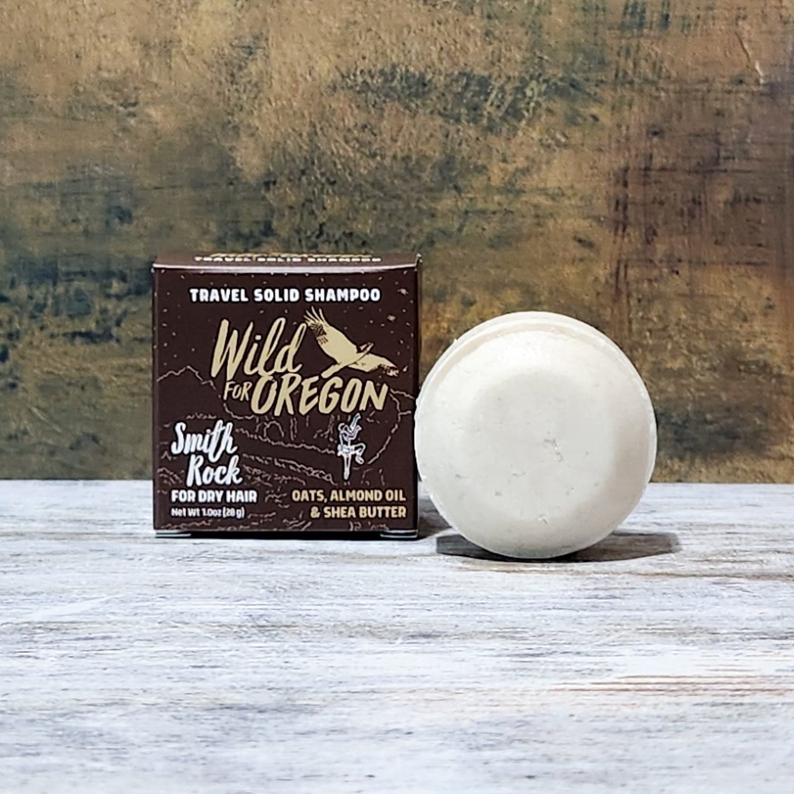 Travel Smith Rock Shampoo Bar | For Dry, Frizzy or Damaged Hair | Moisturizing & Soothing