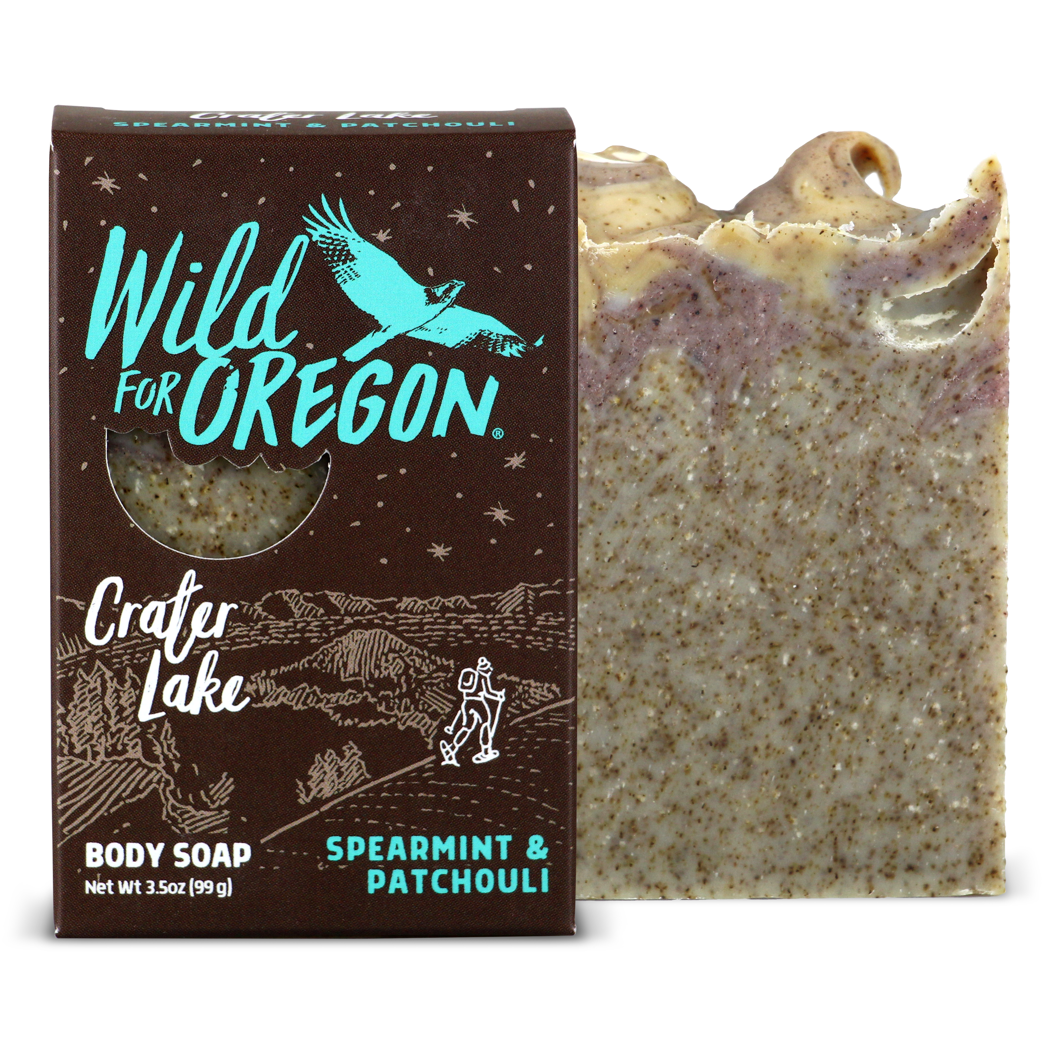 Crater Lake Spearmint & Patchouli | Bar Soap | Restorative for Dry Skin