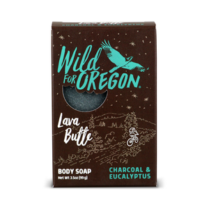 Lava Butte Charcoal, Eucalyptus & Lime | Bar Soap | Purifying for Clear, Healthy Skin