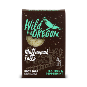 Multnomah Falls Peppermint & Tea Tree | Bar Soap | Invigorating for Oily, Stressed Skin