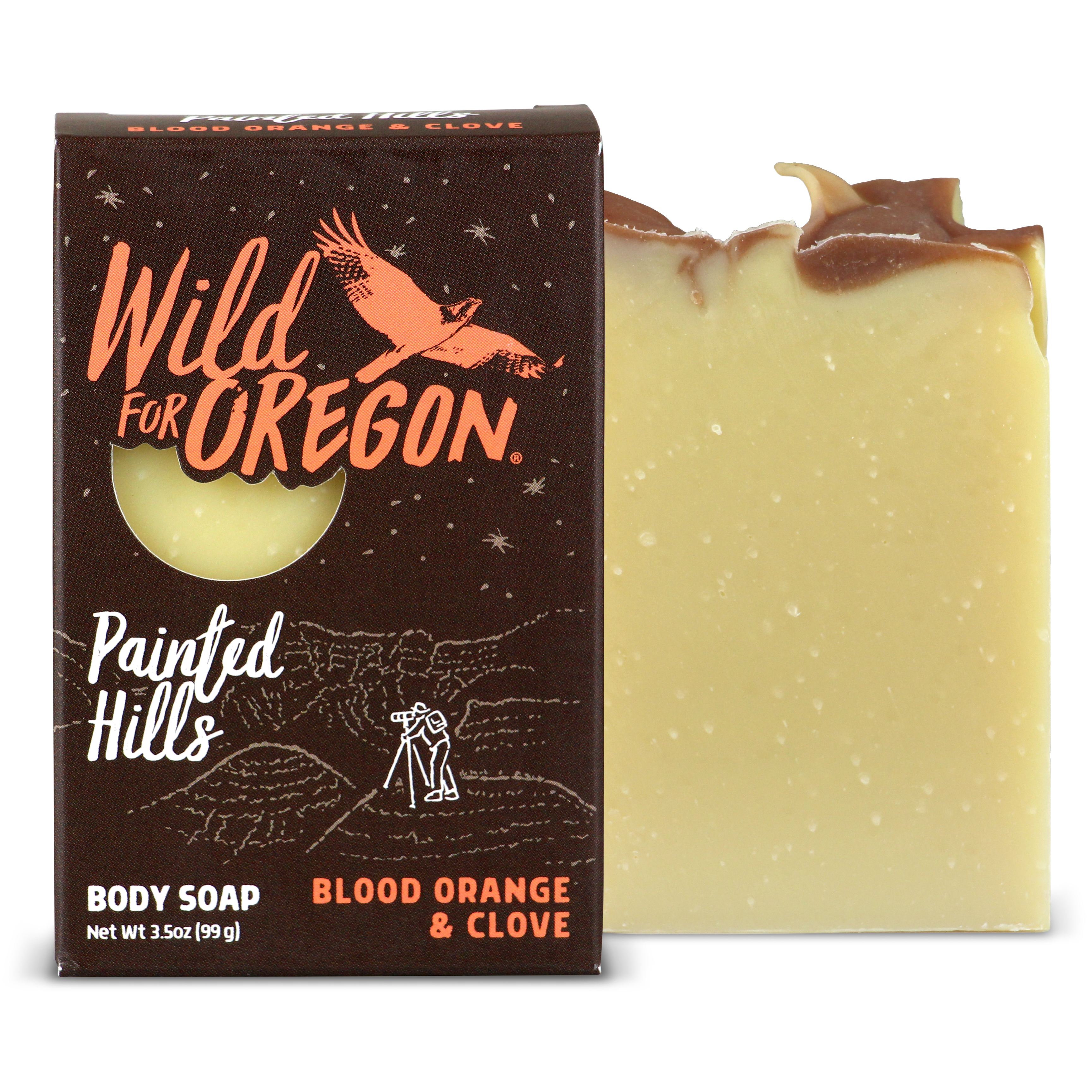 Painted Hills Blood Orange & Clove | Bar Soap | Warming for Dry, Dull Skin