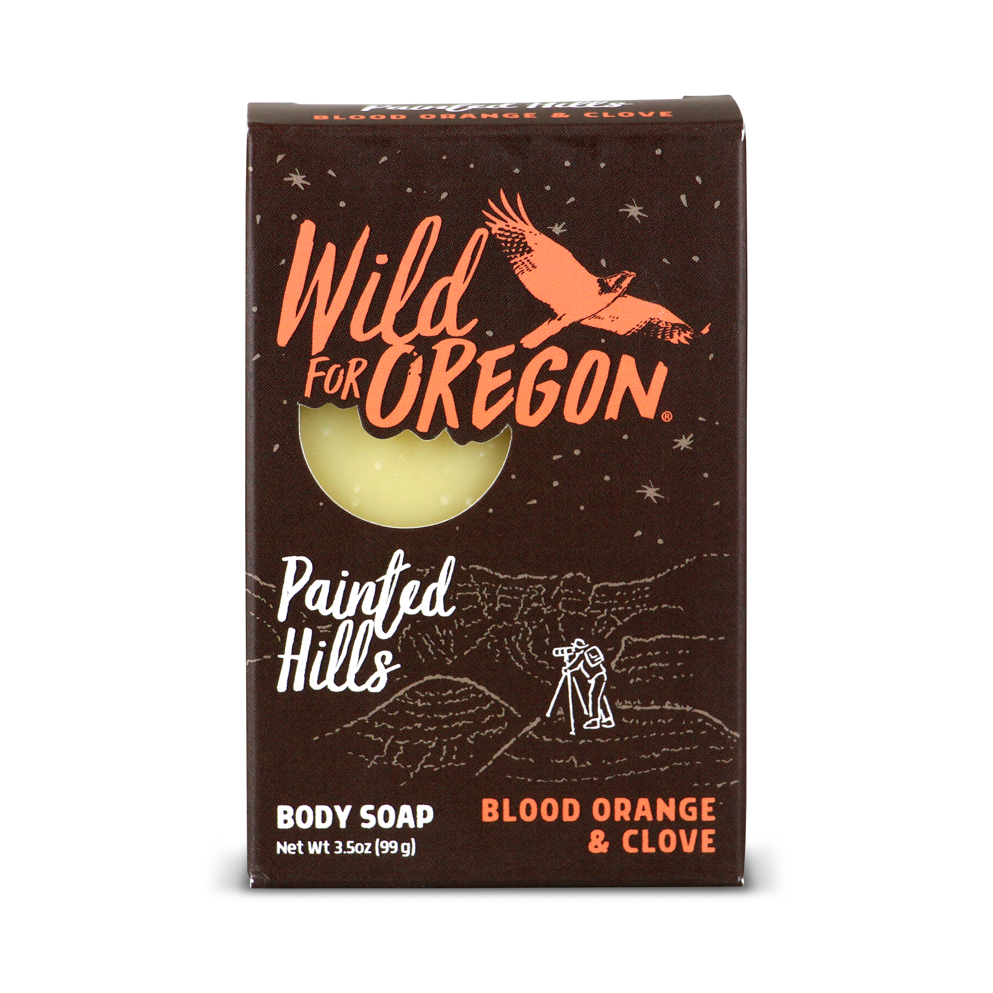 Painted Hills Blood Orange & Clove | Bar Soap | Warming for Dry, Dull Skin