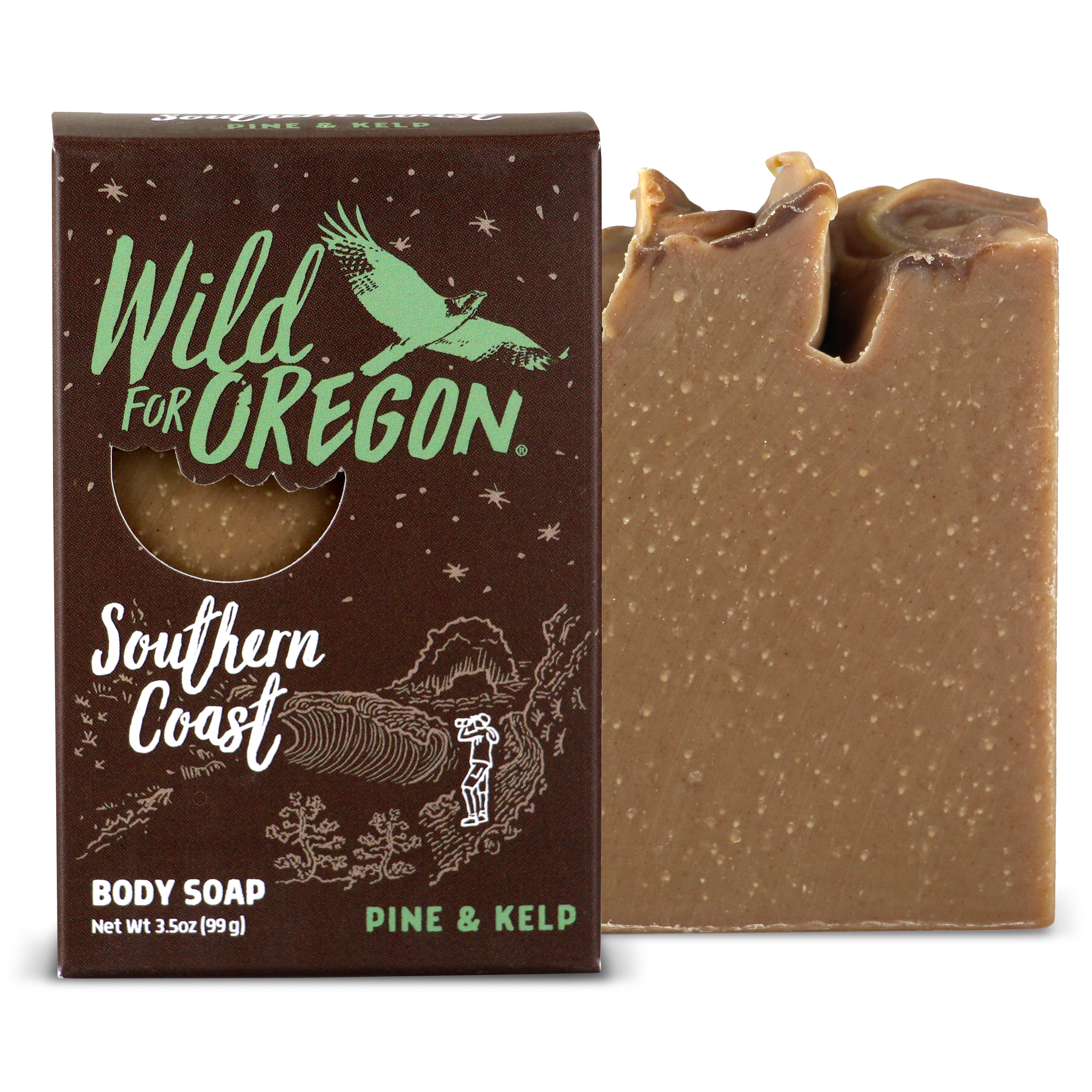 Southern Coast Cedar, Pine & Kelp | Bar Soap | Mineral-Rich for Balanced Skin