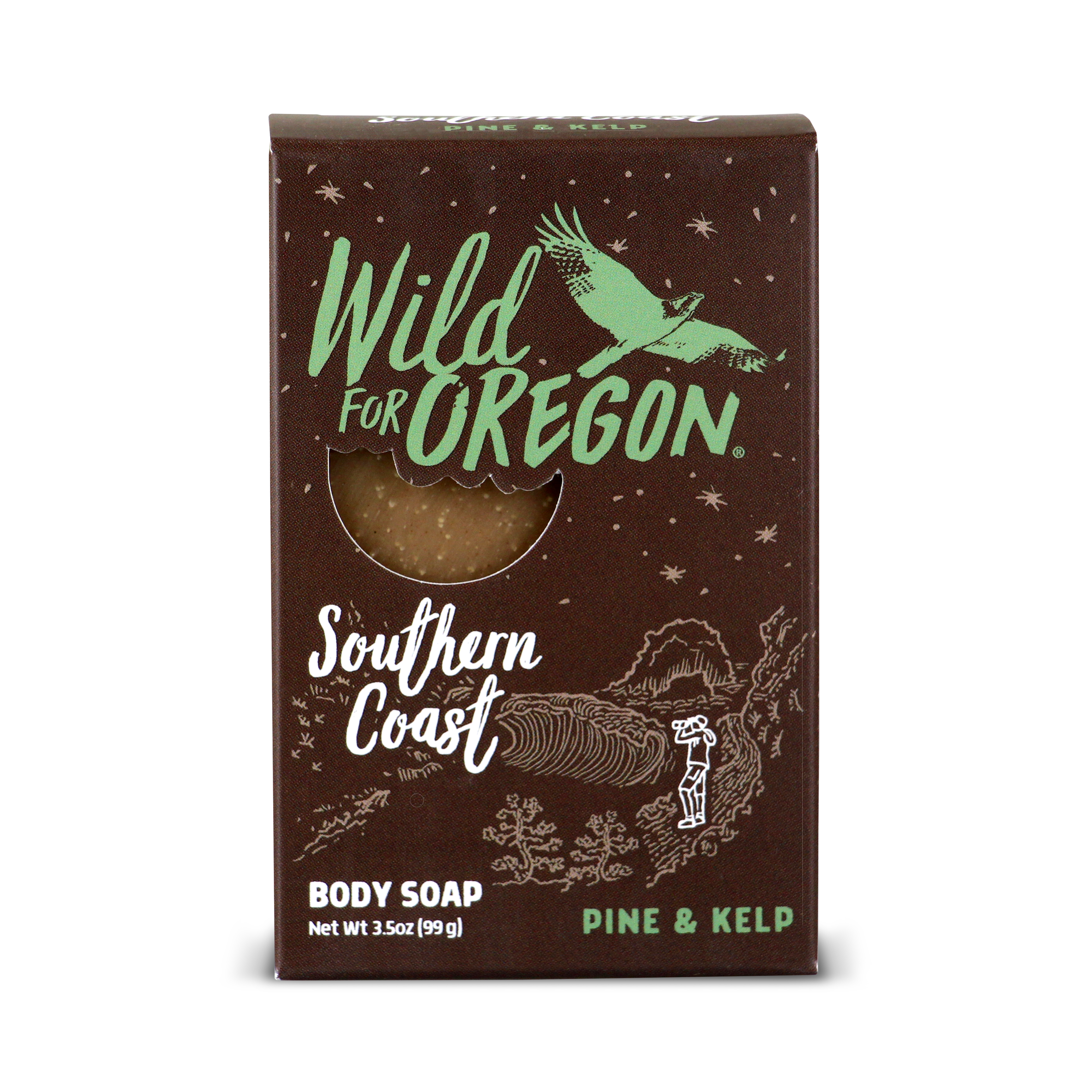 Southern Coast Cedar, Pine & Kelp | Bar Soap | Mineral-Rich for Balanced Skin