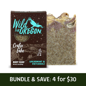 Crater Lake Spearmint & Patchouli | Bar Soap | Restorative for Dry Skin