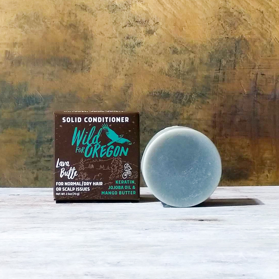 Lava Butte Conditioner Bar | For Normal to Dry Hair | Hydrating & Strengthening
