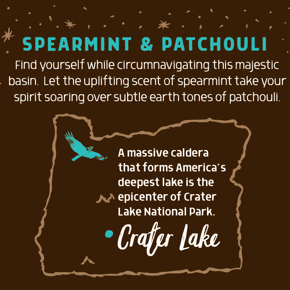 Crater Lake Spearmint & Patchouli | Bar Soap | Restorative for Dry Skin