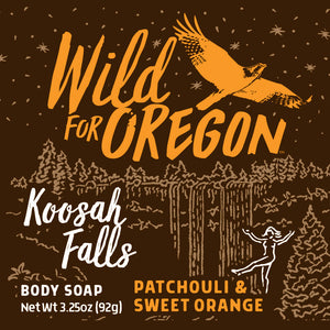 Koosah Falls Sweet Orange &amp; Patchouli Bar Soap