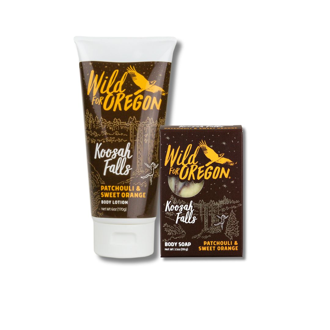 Koosah Falls Sweet Orange & Patchouli | Soap & Lotion Set