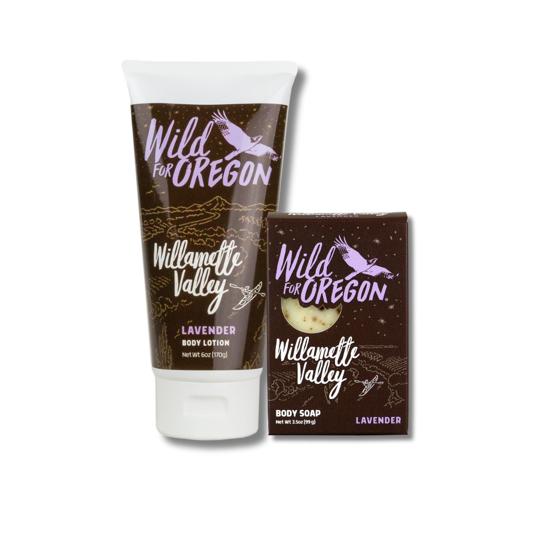 Willamette Valley Lavender | Soap & Lotion Set | Relaxing & Moisturizing