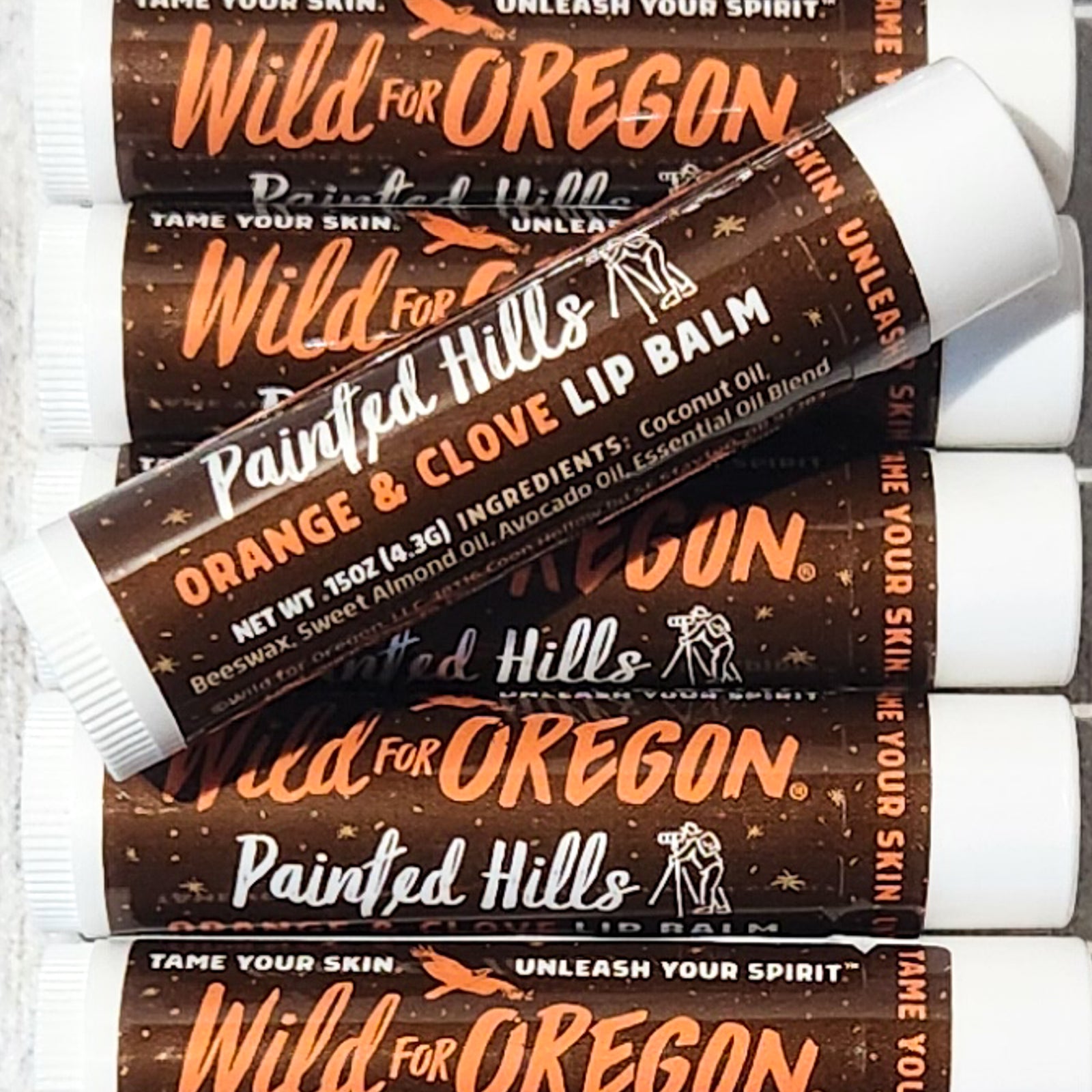 Painted Hills Lip Balm | Blood Orange, Sweet Orange & Clove | Spiced & Moisturizing
