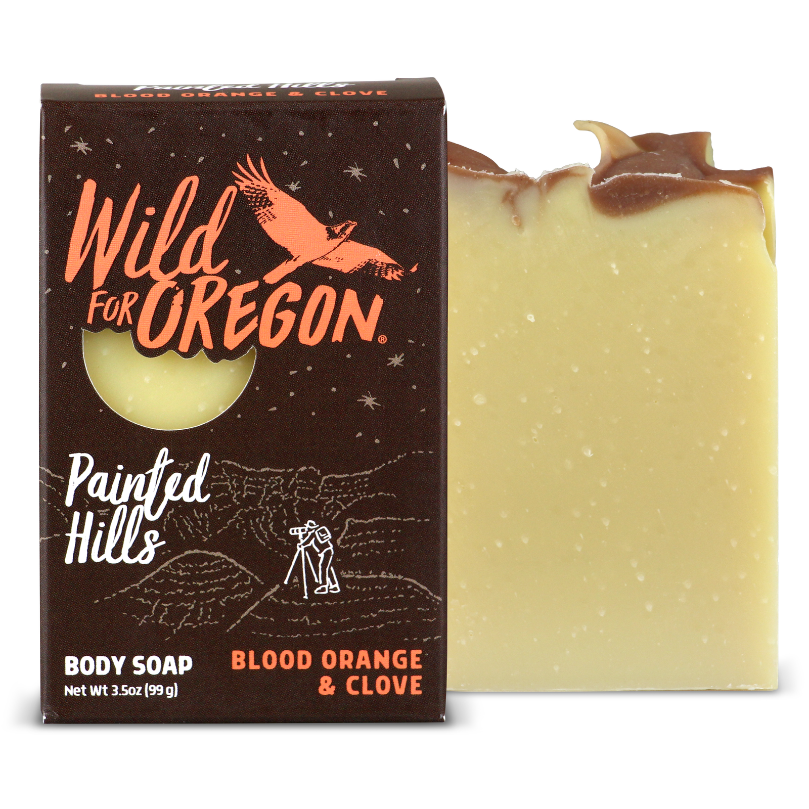 Painted Hills Blood Orange & Clove | Bar Soap | Warming for Dry, Dull Skin