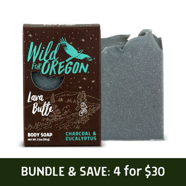 Lava Butte Charcoal, Eucalyptus & Lime | Bar Soap | Purifying for Clea ...