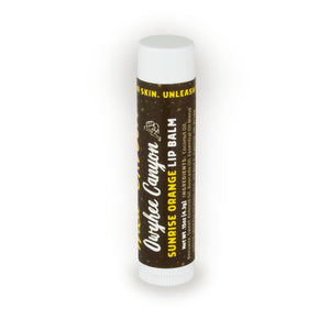 Owyhee Canyon Sunrise Orange Lip Balm